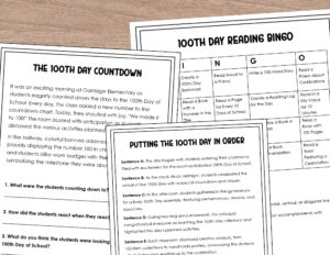 100 days of school ideas
