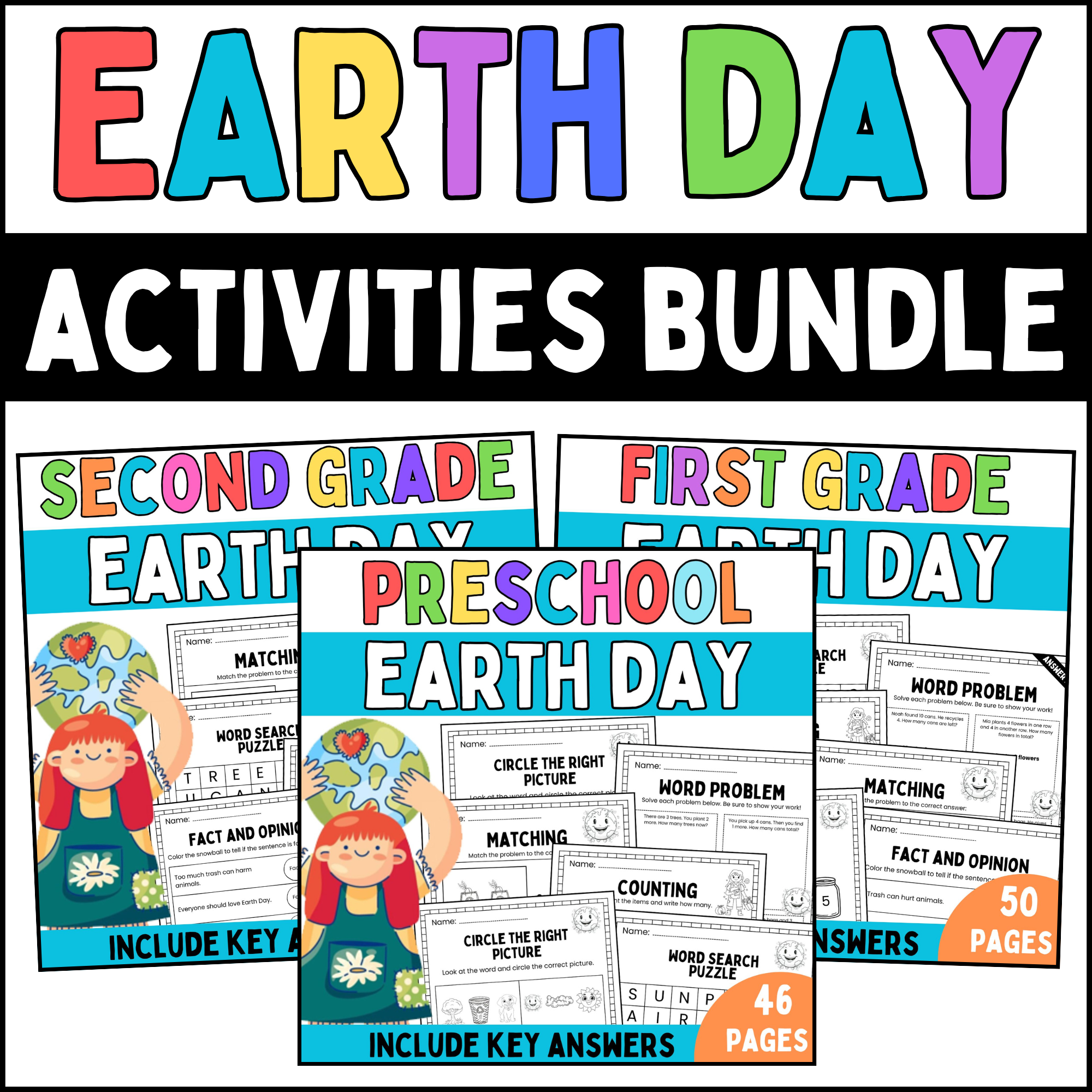 earth day activity worksheets