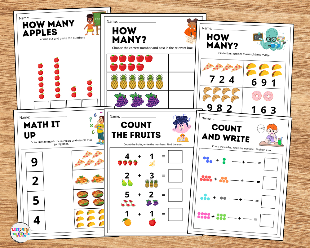 math activities for preschoolers