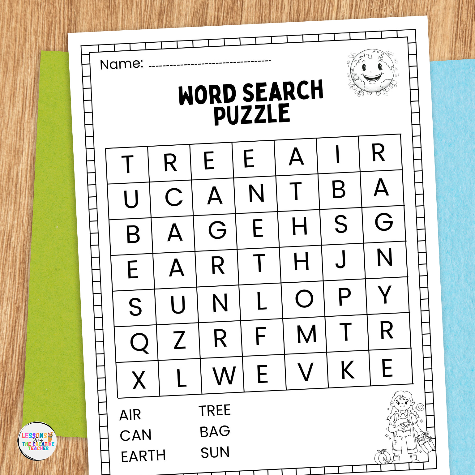 earth day activity worksheets