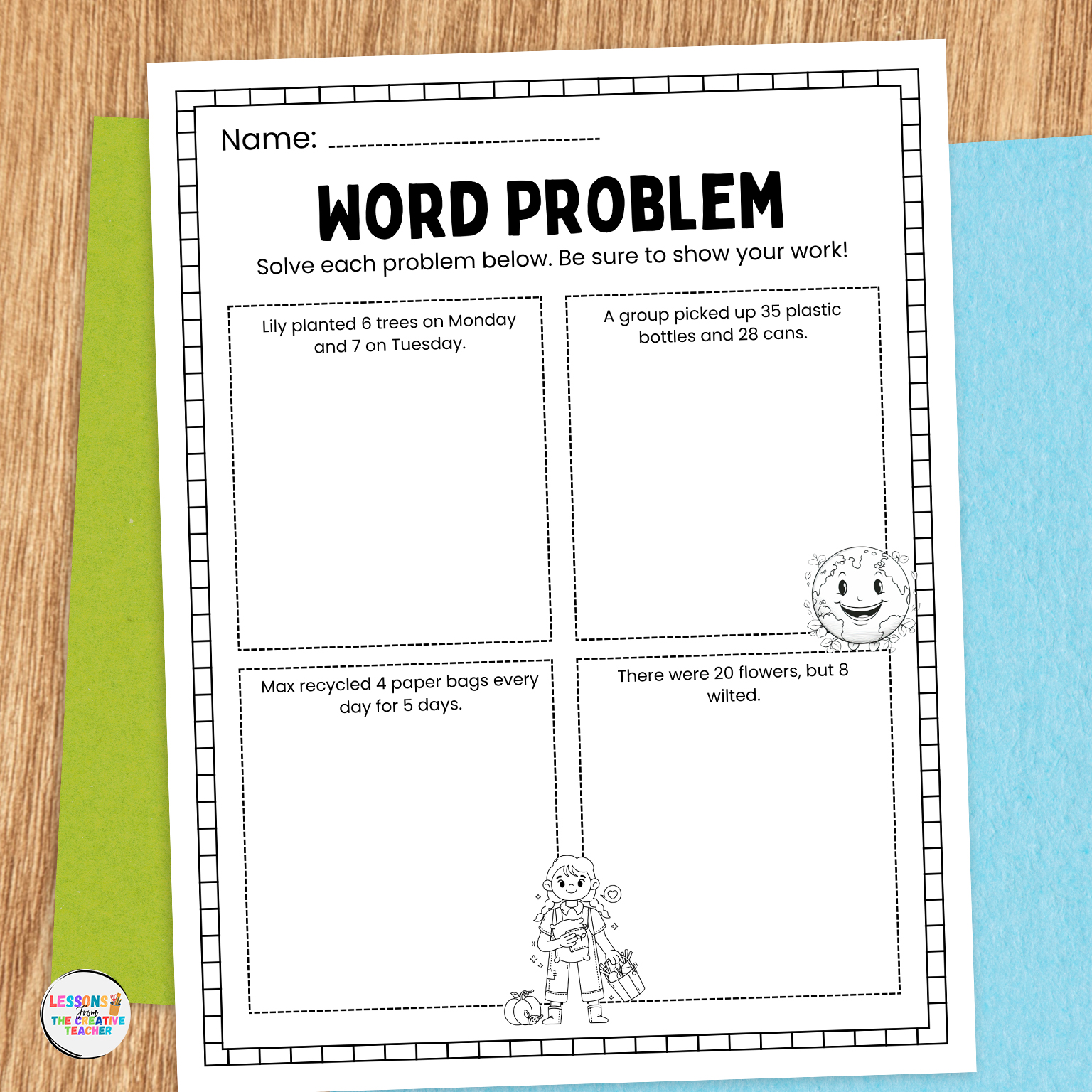 earth day activity worksheets