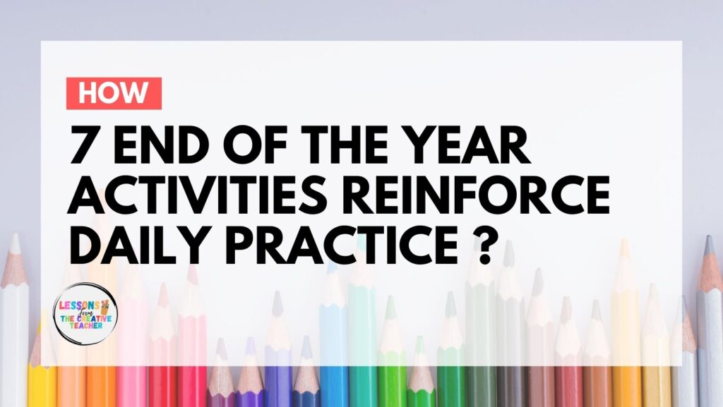 end of the year activities