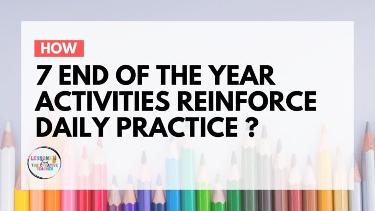 end of the year activities