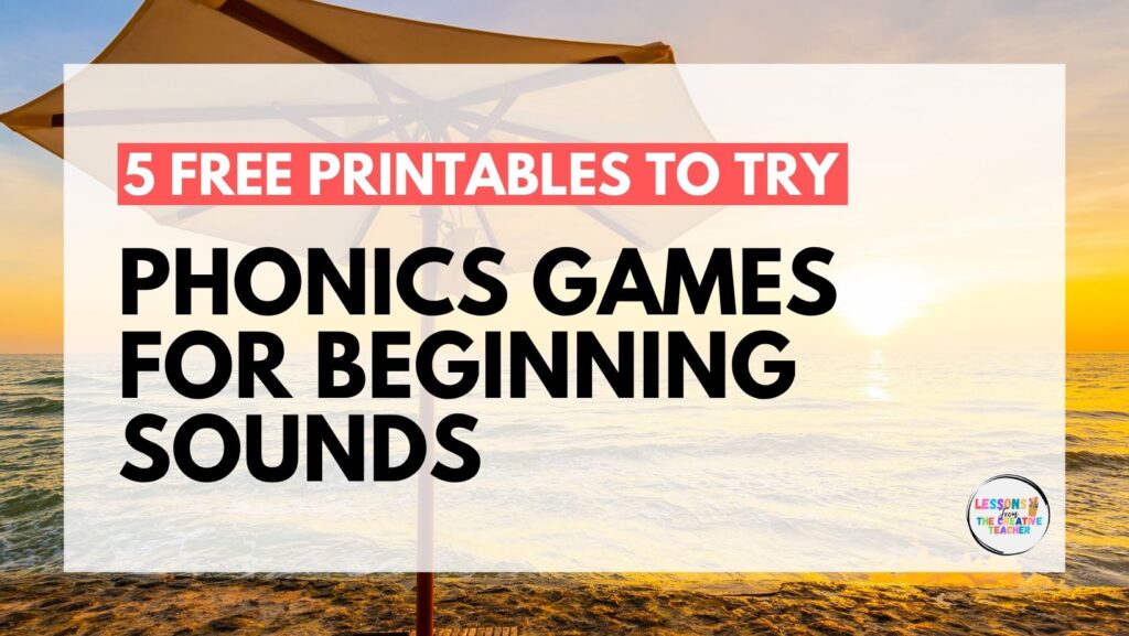phonics games for beginning sounds