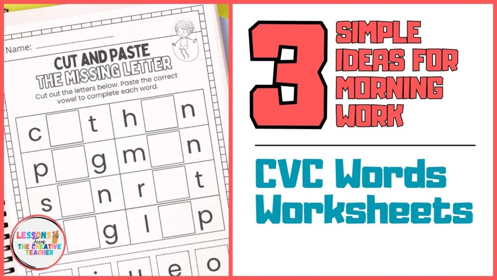 cvc words worksheets