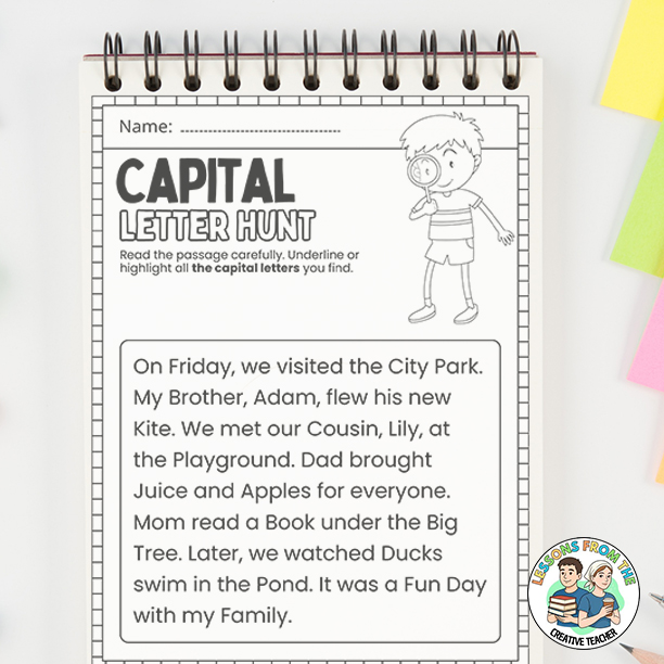 capitalization and punctuation practice worksheets