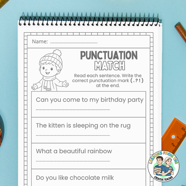 capitalization and punctuation practice worksheets