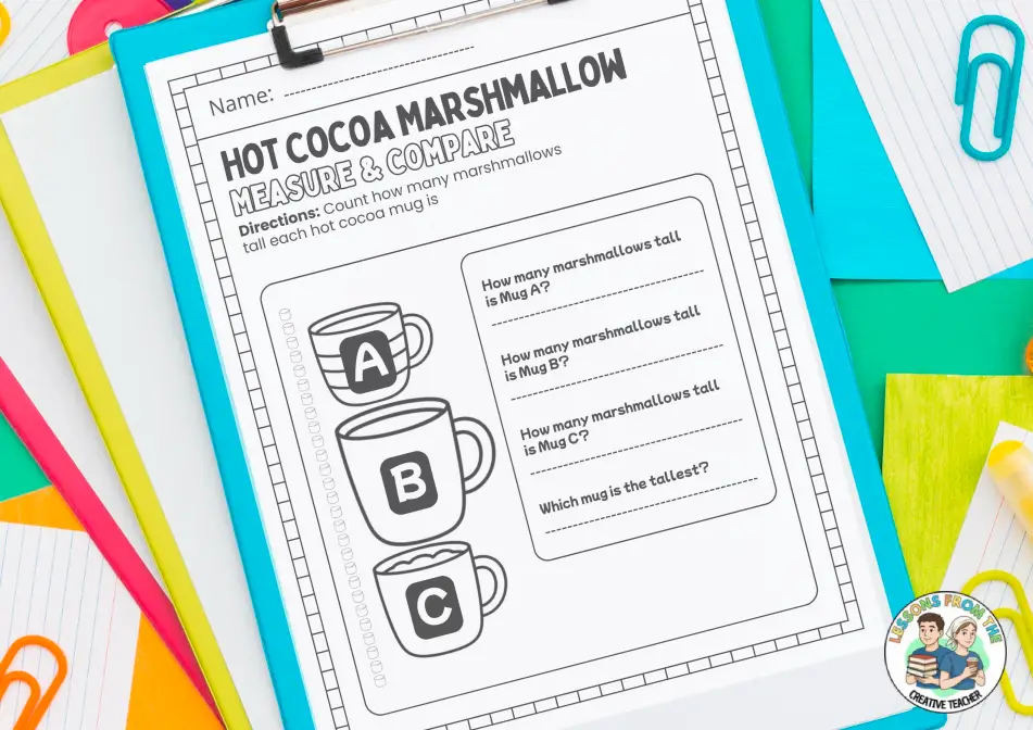 winter math worksheets