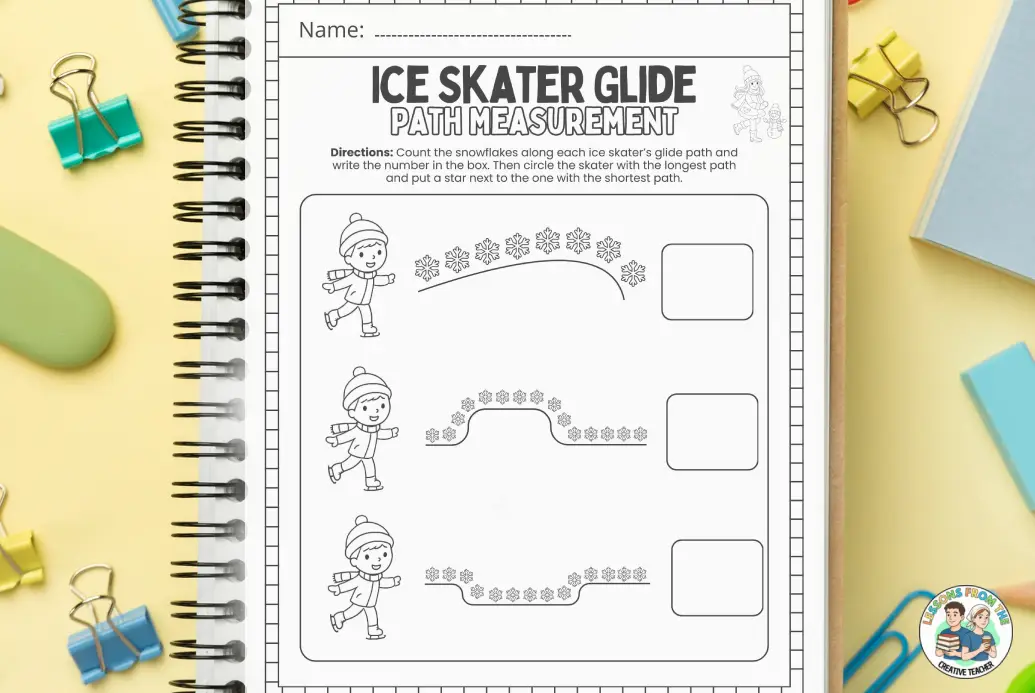 winter math worksheets