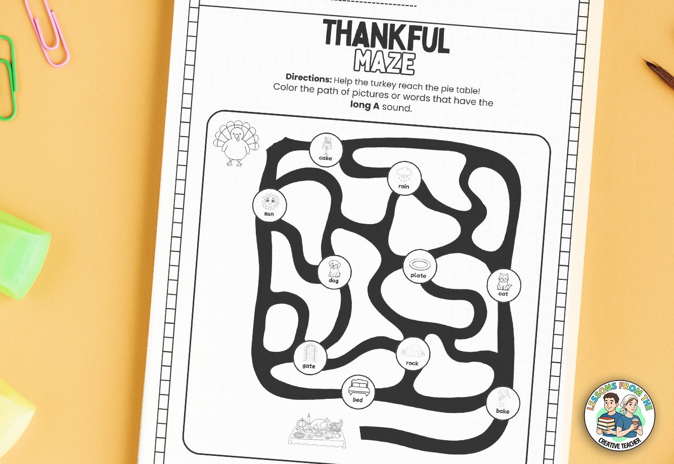 thanksgiving activities worksheet